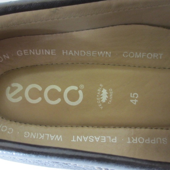 Ecco Driving Loafer Brown Pebbled Leather Moc Toe main image 4